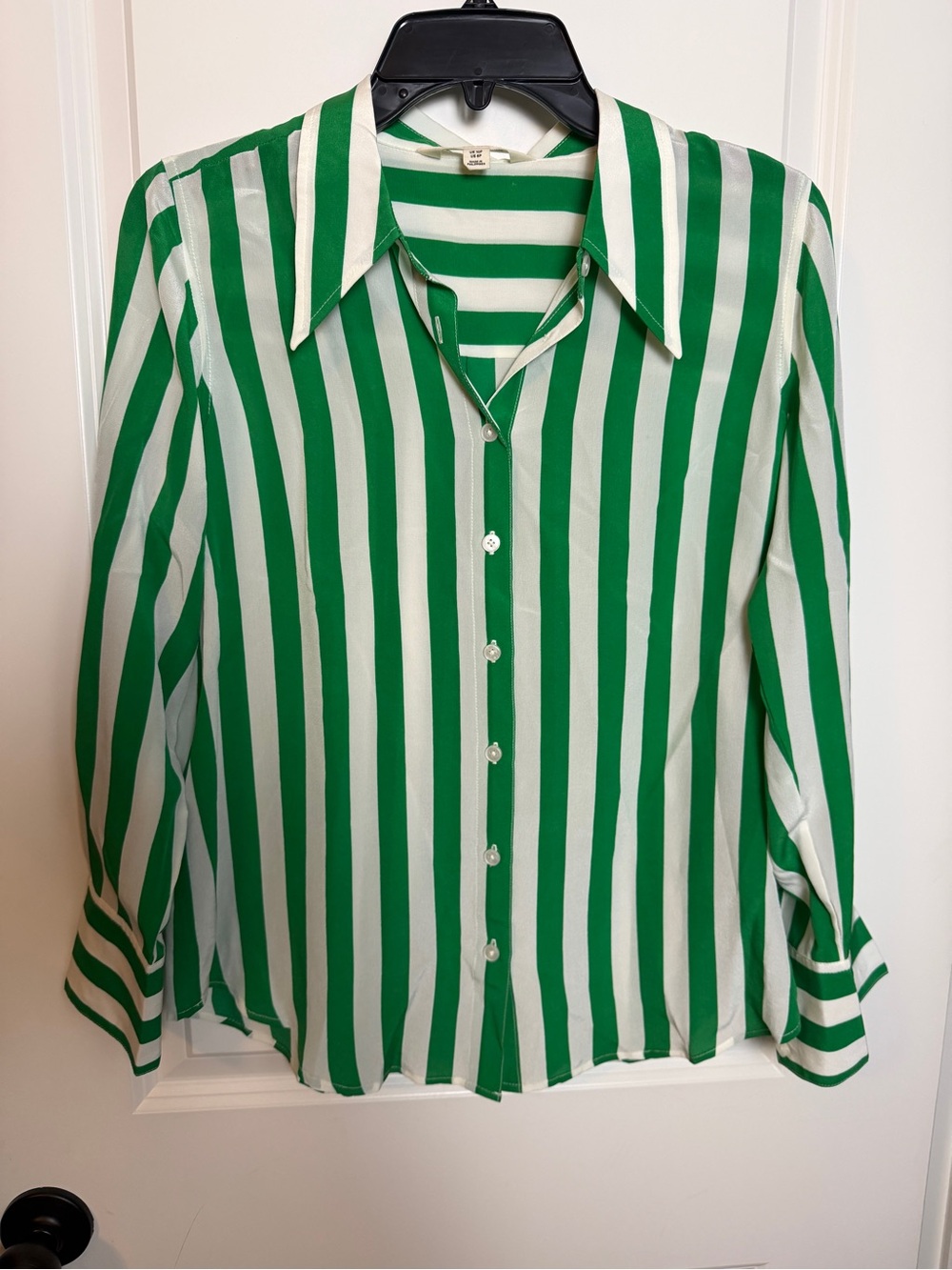 Biden Silk Stripe Blouse - Petite